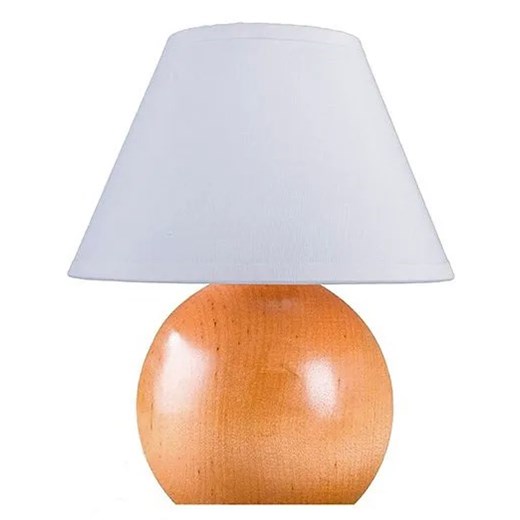 Okrągła lampka nocna drewniana buk - S226 R0-K36 ze sklepu Edinos.pl w kategorii Lampy stołowe - zdjęcie 172208821