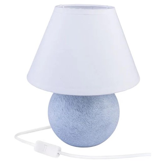 Klasyczna lampka nocna z drewna szary marmur - S226-Migra Lumes One Size Edinos.pl