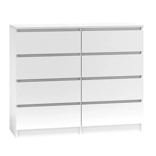 Komoda z szufladami Syntia 120 cm - biała Elior One Size Edinos.pl