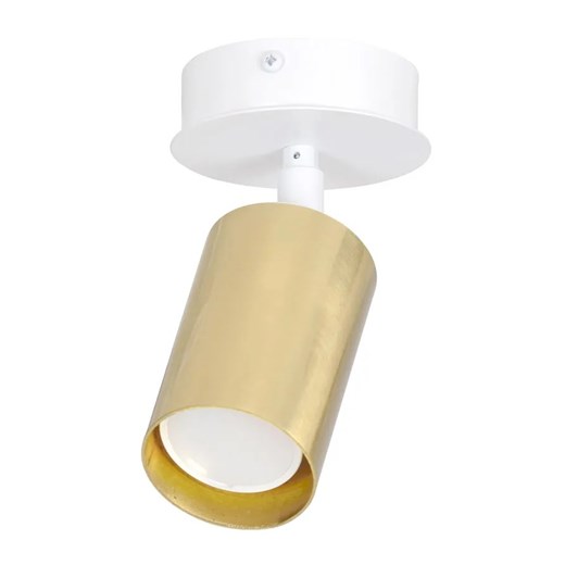 Biało-złota pojedyncza lampa sufitowa - D082-Apris Lumes One Size Edinos.pl