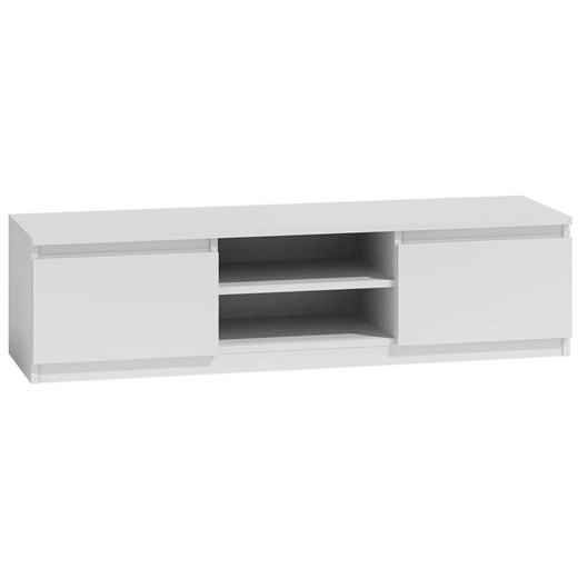 Szafka RTV Amida 3X 140 cm - biała ze sklepu Edinos.pl w kategorii Szafki RTV - zdjęcie 172209443
