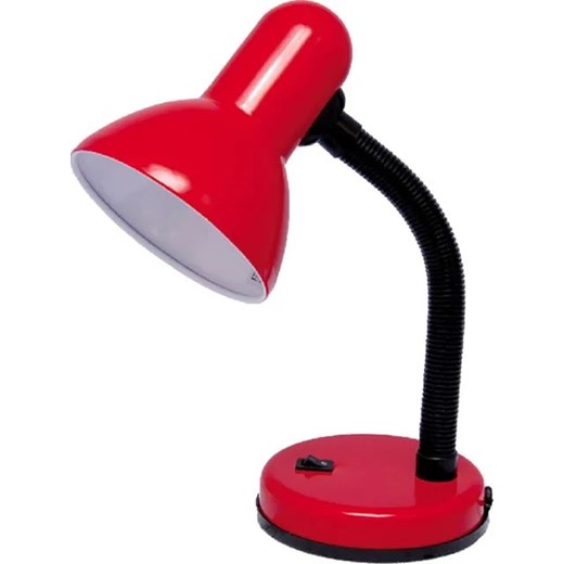 Czerwona lampka biurkowa szkolna - S271-Walia ze sklepu Edinos.pl w kategorii Lampy stołowe - zdjęcie 172209572