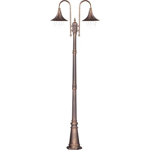 Czarno-złota wysoka lampa ogrodowa stojąca - S313-Namza Lumes One Size Edinos.pl okazyjna cena