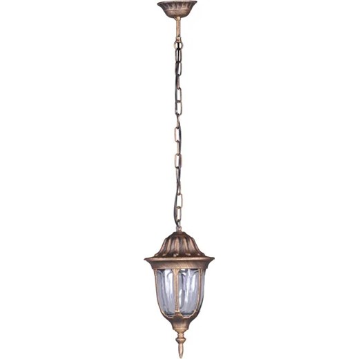 Czarno-złota lampa wisząca na taras w stylu retro- S324-Hadson Lumes One Size Edinos.pl