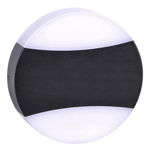 Czarno-biały kinkiet zewnętrzny LED owalny - S334-Cardi Lumes One Size promocyjna cena Edinos.pl