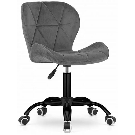 Szare obrotowe krzesło biurowe - Renes 5X ze sklepu Edinos.pl w kategorii Krzesła biurowe - zdjęcie 172210033