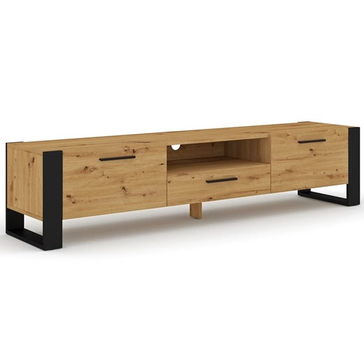 Szafka RTV dąb artisan 200 - Imatra 4X Elior One Size wyprzedaż Edinos.pl