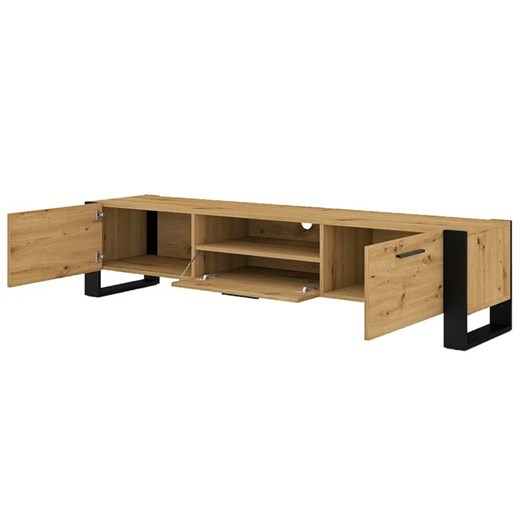 Szafka RTV dąb artisan 200 - Imatra 4X Elior One Size okazja Edinos.pl