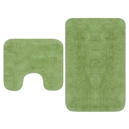 Zielone antypoślizgowe dywaniki łazienkowe - Lesnar ze sklepu Edinos.pl w kategorii Dywaniki łazienkowe - zdjęcie 172210634