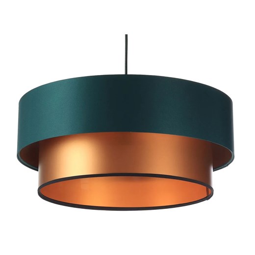 Miedziano-zielona lampa wisząca podwójna - S417-Melux Lumes One Size Edinos.pl