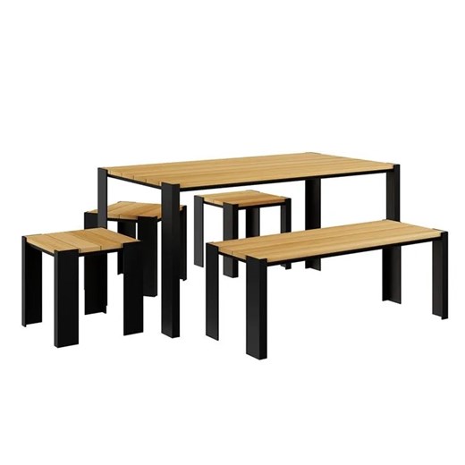 Komplet mebli ogrodowych Redis 180cm - 24 kolory Elior One Size Edinos.pl