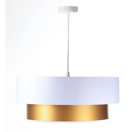 Złoto-biała lampa wisząca w stylu glamour - S420-Veda Lumes One Size Edinos.pl