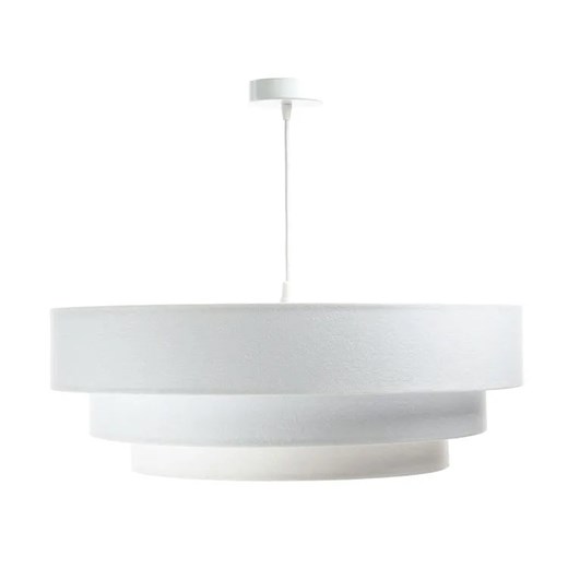 Biała skandynawska lampa wisząca welurowa - S440-Aspen Lumes One Size Edinos.pl