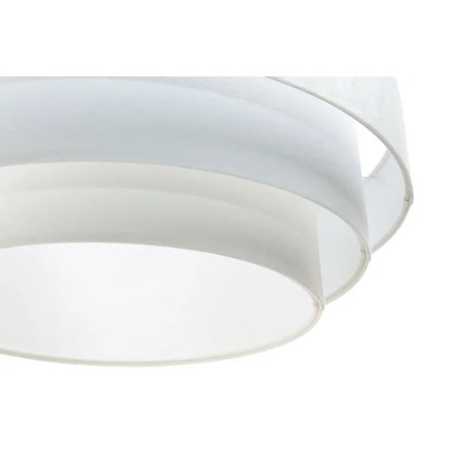 Biała skandynawska lampa wisząca welurowa - S440-Aspen Lumes One Size Edinos.pl
