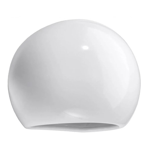 Ceramiczny okrągły kinkiet biały połysk - S486 R9-L20 ze sklepu Edinos.pl w kategorii Lampy ścienne - zdjęcie 172212094