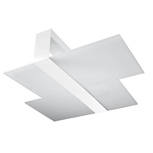 Biały szklany plafon sufitowy - S492-Zares Lumes One Size Edinos.pl