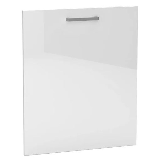 Biały minimalistyczny front z uchwytem do zmywarki - Lucio 20X 60 cm połysk ze sklepu Edinos.pl w kategorii Meble kuchenne - zdjęcie 172212481