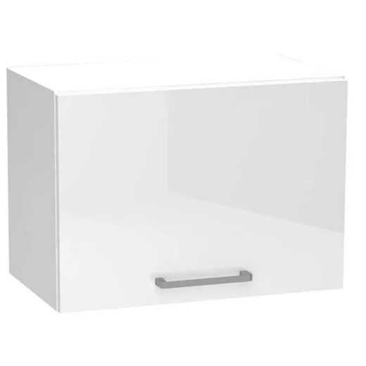 Biała szafka nad okap kuchenny - Elora 23X 50 cm połysk ze sklepu Edinos.pl w kategorii Meble kuchenne - zdjęcie 172212491