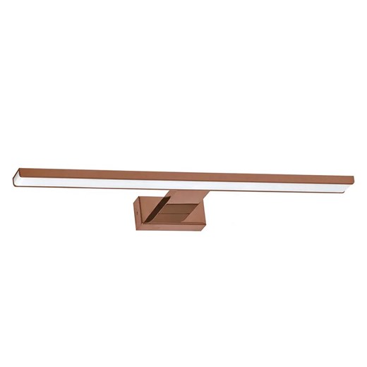 Podłużny kinkiet łazienkowy złoty - N014-Folind 13,8W 60x11,5x4 cm ze sklepu Edinos.pl w kategorii Lampy ścienne - zdjęcie 172212722