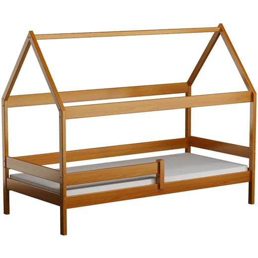 Łóżko dla dziecka przypominające domek, olcha - Petit 3X 160x80 cm ze sklepu Edinos.pl w kategorii Łóżka dziecięce - zdjęcie 172212772