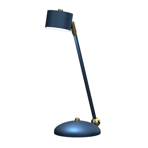 Niebiesko-złota lampka biurkowa - N021-Circile Lumes One Size Edinos.pl