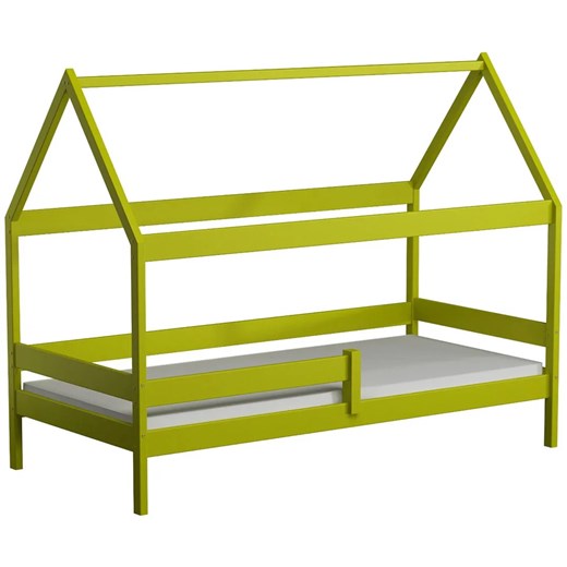 Zielone łóżko przypominające domek - Petit 3X 190x80 cm ze sklepu Edinos.pl w kategorii Łóżka dziecięce - zdjęcie 172212933