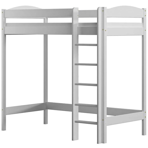 Białe łóżko pojedyncze dziecięce piętrowe - Igi 4X 190x90 cm Elior One Size wyprzedaż Edinos.pl