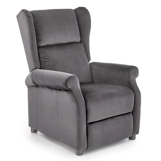 Popielaty rozkładany fotel uszak - Alden 2X ze sklepu Edinos.pl w kategorii Fotele - zdjęcie 172214351