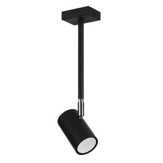 Czarny plafon z regulowanym kloszem - S750-Fira Lumes One Size Edinos.pl