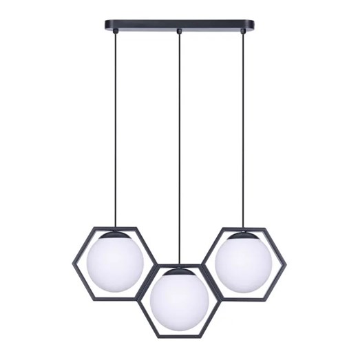 Geometryczna potrójna lampa wisząca nad stół - S770-Hona Lumes One Size Edinos.pl