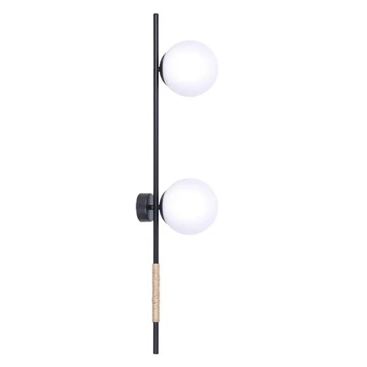 Nowoczesny kinkiet z dwoma kloszami - S795 N4-T22 ze sklepu Edinos.pl w kategorii Lampy ścienne - zdjęcie 172214814