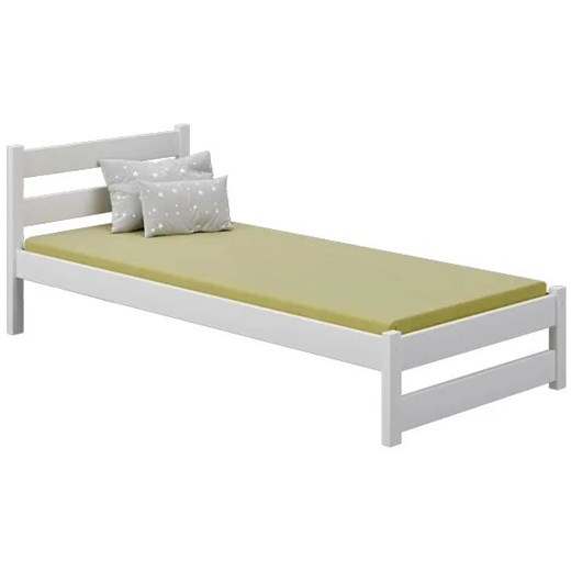 Białe nowoczesne łóżko młodzieżowe - Olda 3X 200x90 cm Elior One Size Edinos.pl