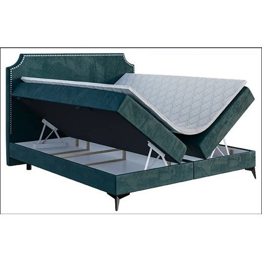 Kontynentalne łóżko boxspring 160x200 Selene - 40 kolorów Elior One Size Edinos.pl
