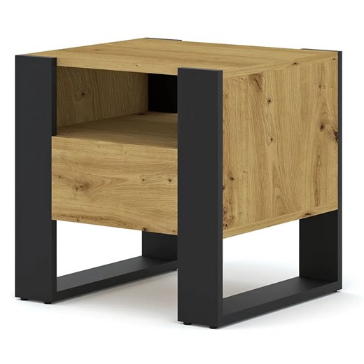 Stolik Nocny Dąb Artisan G5-L61 ze sklepu Edinos.pl w kategorii Stoliki i szafki nocne - zdjęcie 172215654