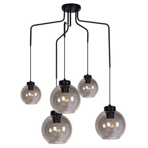 Lampa z pięcioma zwisającymi kloszami - S826 K9-P17 ze sklepu Edinos.pl w kategorii Lampy wiszące - zdjęcie 172215992
