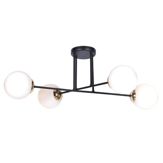 Lampa sufitowa 4 szklane kule - 5X S847 F7-B06 ze sklepu Edinos.pl w kategorii Lampy sufitowe - zdjęcie 172216441