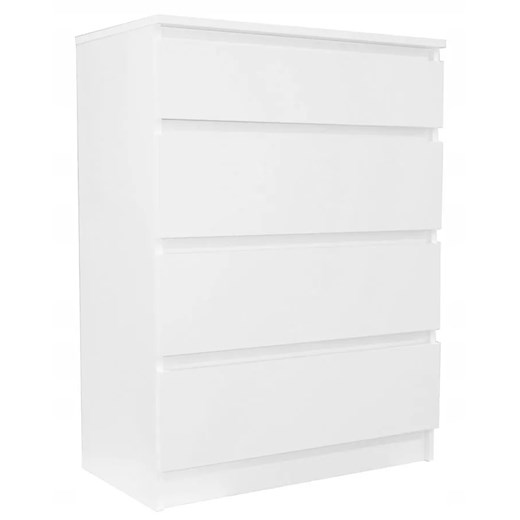 Biała nowoczesna komoda z szufladami - Fordi 5X ze sklepu Edinos.pl w kategorii Komody - zdjęcie 172216601
