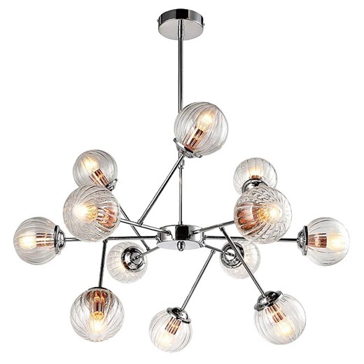 Duża lampa wisząca do salonu - 3X K119 G9-A89 ze sklepu Edinos.pl w kategorii Lampy wiszące - zdjęcie 172217113