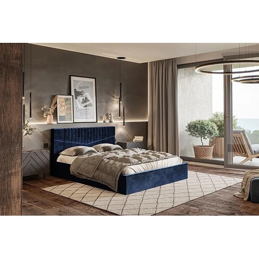 Tapicerowane łóżko 180x200 Landes 4X - 36 kolorów Elior One Size Edinos.pl