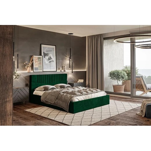 Tapicerowane łóżko 180x200 Landes 4X - 36 kolorów Elior One Size Edinos.pl