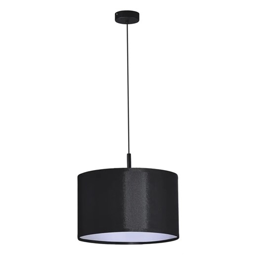 Czarna nowoczesna lampa wisząca abażurowa - S963-Vena Lumes One Size Edinos.pl