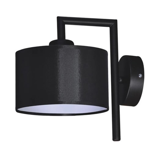 Czarny nowoczesny kinkiet z abażurem - S967-Vena Lumes One Size Edinos.pl