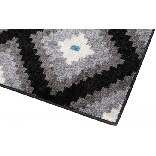 Czarno szary dywan w marokański wzór - Mistic 9X Profeos One Size Edinos.pl