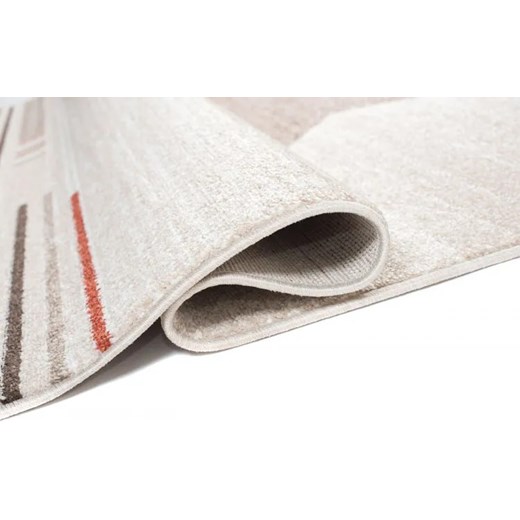 Kremowy dywan geometryczny - Matic Profeos One Size Edinos.pl