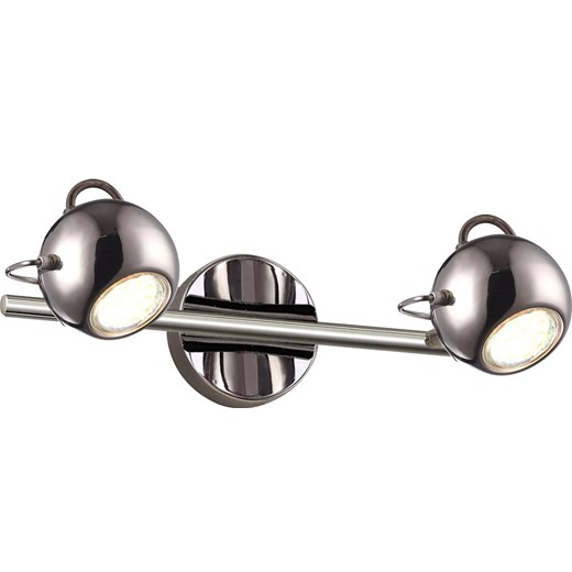 Chromowany podwójny kinkiet punktowy - 2X S985 L4-H52 ze sklepu Edinos.pl w kategorii Lampy ścienne - zdjęcie 172218064