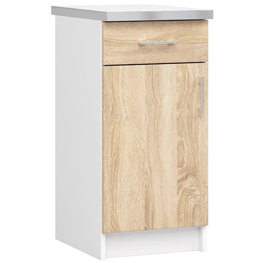 Dolna szafka kuchenna z blatem dąb sonoma 40 cm -  Bolivia 3X Elior One Size Edinos.pl