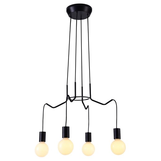 Czarna wisząca lampa loftowa - K147-Expan Lumes One Size Edinos.pl