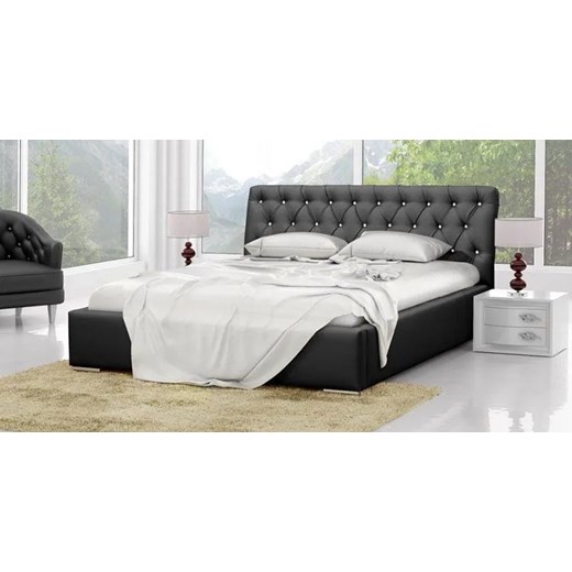Tapicerowane łóżko Luxor 3X 200x200 - 44 kolory Elior One Size Edinos.pl