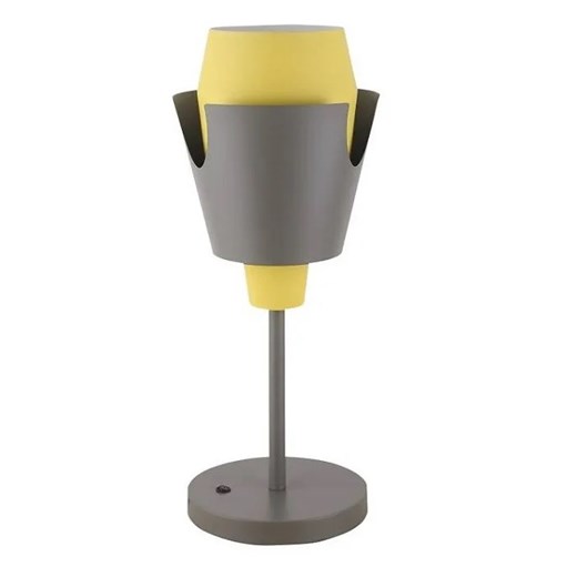 Lampa stołowa dwukolorowa - V011 W4-S87 ze sklepu Edinos.pl w kategorii Lampy stołowe - zdjęcie 172219733