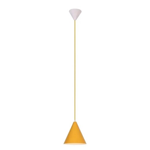 Żółta lampa wisząca stożek - V014-Selio Lumes One Size Edinos.pl
